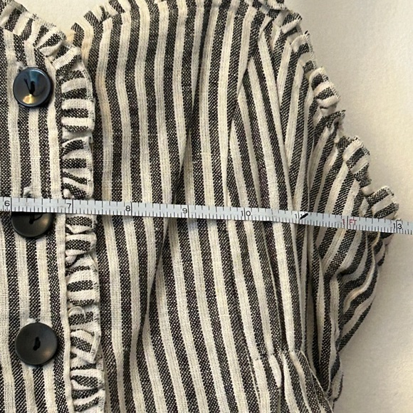 Dear Creatures Striped Petticoat Button Dress - Picture 6 of 10